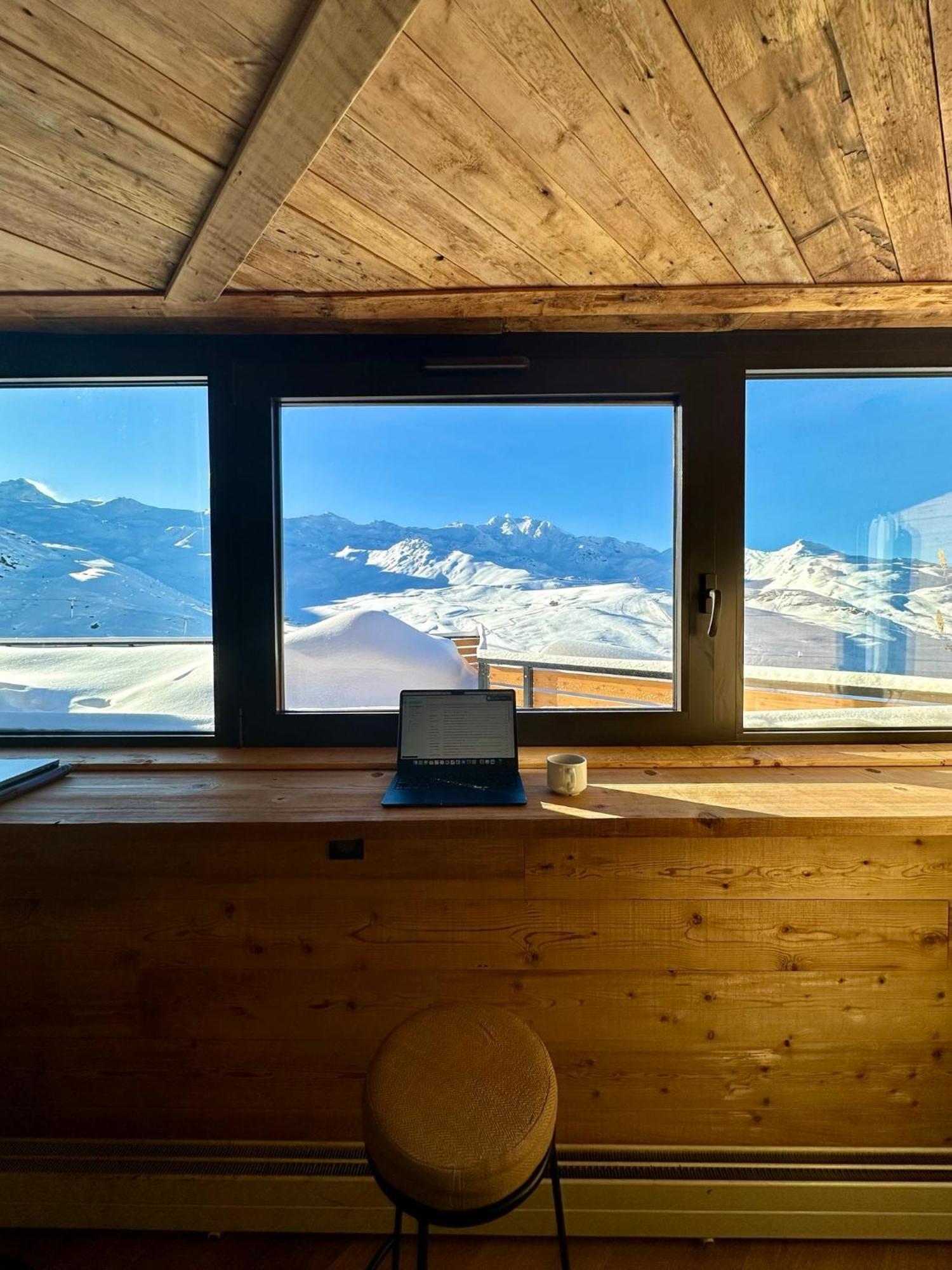 Penthouse Au Coeur De Val Thorens Szoba fotó